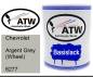 Preview: Chevrolet, Argent Grey (Wheel), 6277: 1L Lackdose, von ATW Autoteile West.